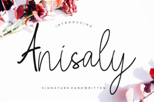 Anisaly Handwritten Script Font for Editorial Design