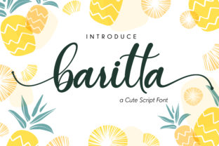 Baritta Script: The Perfect Crafting Font for Charming Designs