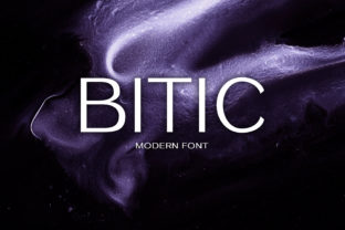 Bitic: A Modern Sans Serif Typeface for Editorial Design