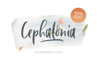 Cephalonia Handwritten Font for Romantic Campaign Design