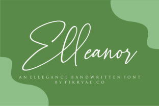 Elleanor: A Modern Script Handwritten Font for Editorial Design