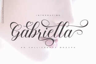 Gabriella Script Typeface for Modern Brand Identity