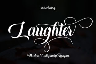Laughter Typeface: Elevating Digital Brand Identity with Elegant Script Design