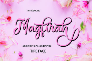 Magfirah Typeface: Elevating Editorial Design with Charming Script Handwritten Fonts