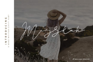 Misskah Script Font Review for Handmade Brands