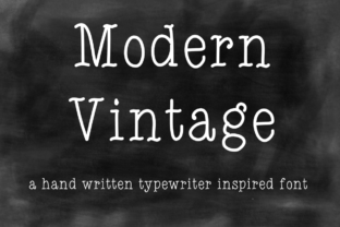 Modern Vintage Typeface for Small Business Branding