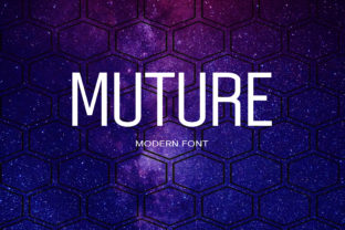 Muture Typeface: A Simple Sans Serif With Unique Charm