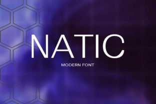 Natic: The Smart Sans Serif Typeface for High-Impact Campaign Design