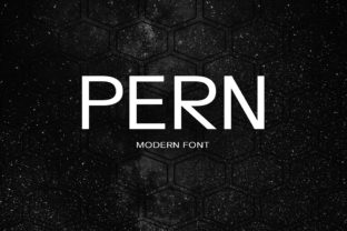 Pern Typeface: Modern Sans Serif for Editorial Design