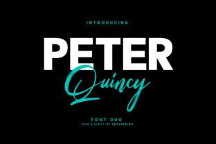 Peter Quincy: The Perfect Script Handwritten Font Duo for Crafters