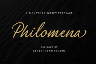 Philomena: The Modern Script Handwritten Font