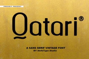 Qatari Typeface: A Modern Sans Serif for Editorial Design