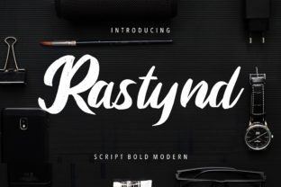 Rastynd: A Bold Script Handwritten Font for Adventurous Editorial Design