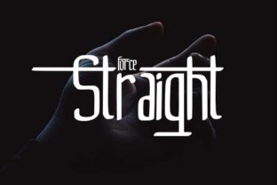 Straight: The Modern Decorative Font for Cohesive Small Business Branding