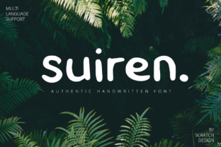Suiren: A Playful Handwritten Font for Creative Crafters