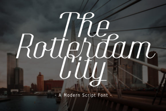The Rotterdam City: A Handwritten Font for Authentic Brand Storytelling