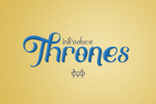 Thrones Typeface: A Modern Script for Editorial Design