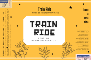 Train Ride Typeface Review for Campaign Design