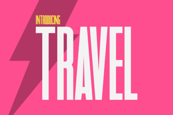 Travel Typeface: A Bold Sans Serif for Modern Web Design