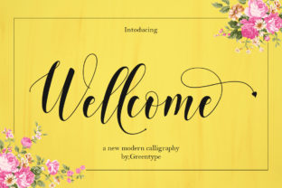 Wellcome: A Modern Script Handwritten Font for Romantic Branding